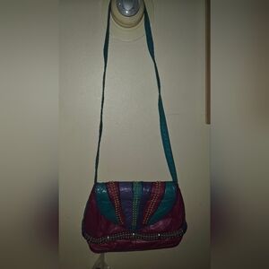 Chic Multicolor Crossbody Bag